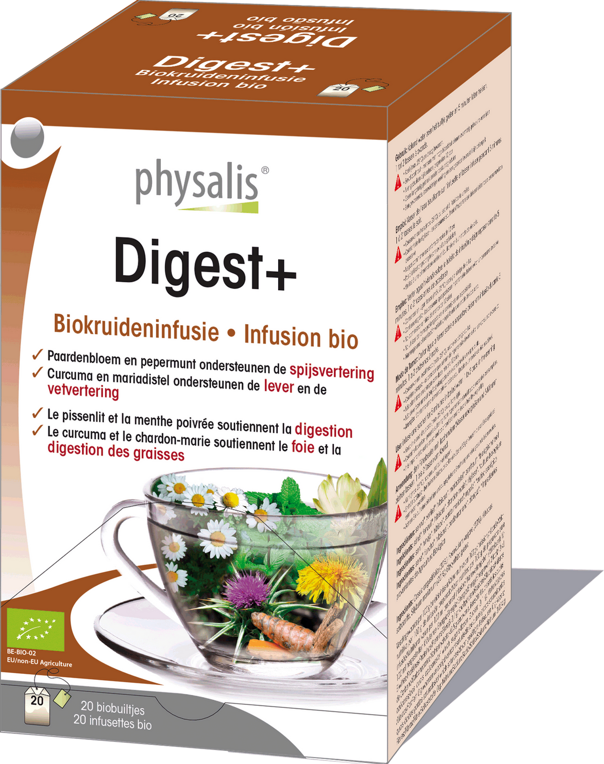 Ceai digestiv Bio x 20 buc. - PHYSALIS