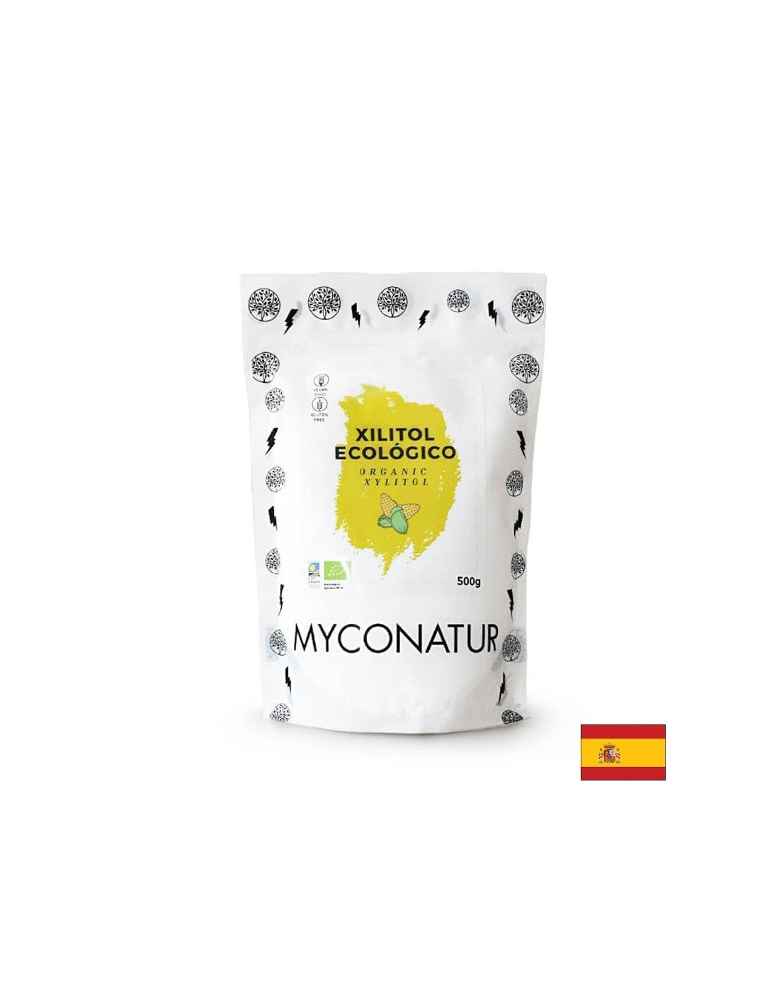 Xilitol, Bio - Bio xilitol, 500 g Myconatur