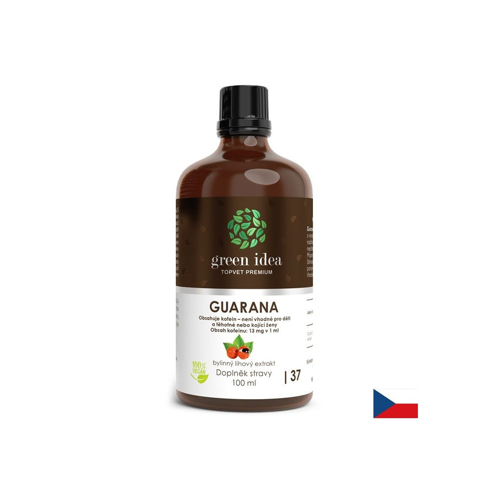 Pentru pierderea în greutate și energie - Guarana, tinctură de 100 ml