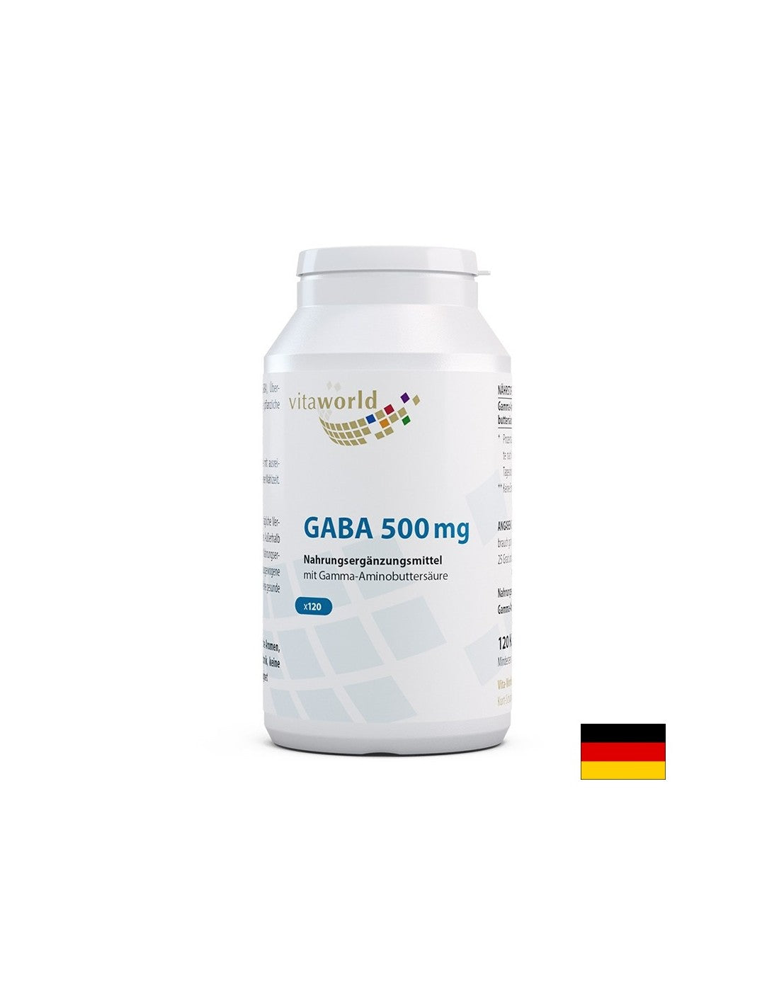 Pentru relaxarea sistemului nervos - GABA (acid gamma-aminobutiric), 500 mg x 120 capsule