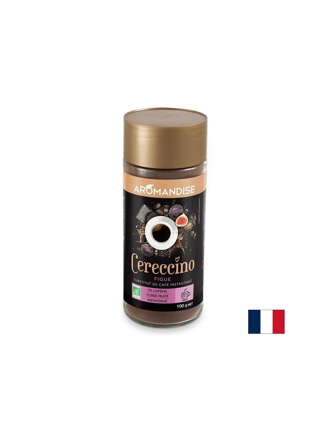 Înlocuitor de cafea instant cu smochine, 100 g