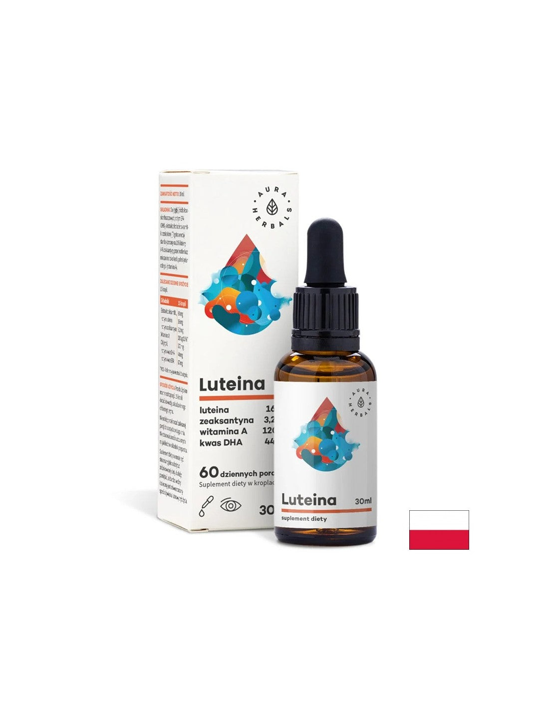 Sanatatea ochilor - Luteina + zeaxantina + vitamina A si Ulei de peste, 30 ml, picaturi