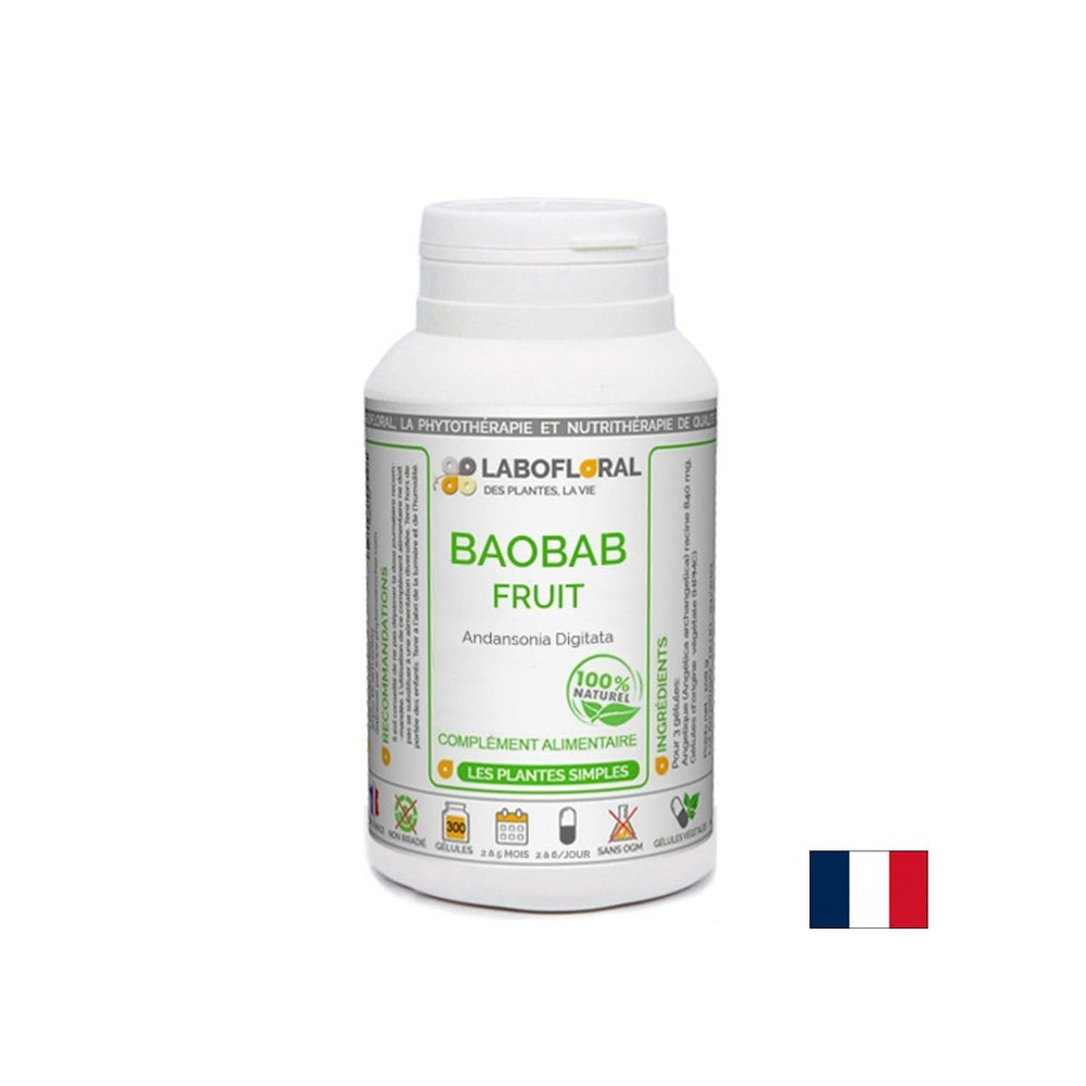 Pierdere în greutate sănătoasă și sănătate gastrointestinală - Baobab (pulpă de fruct), 50 capsule
