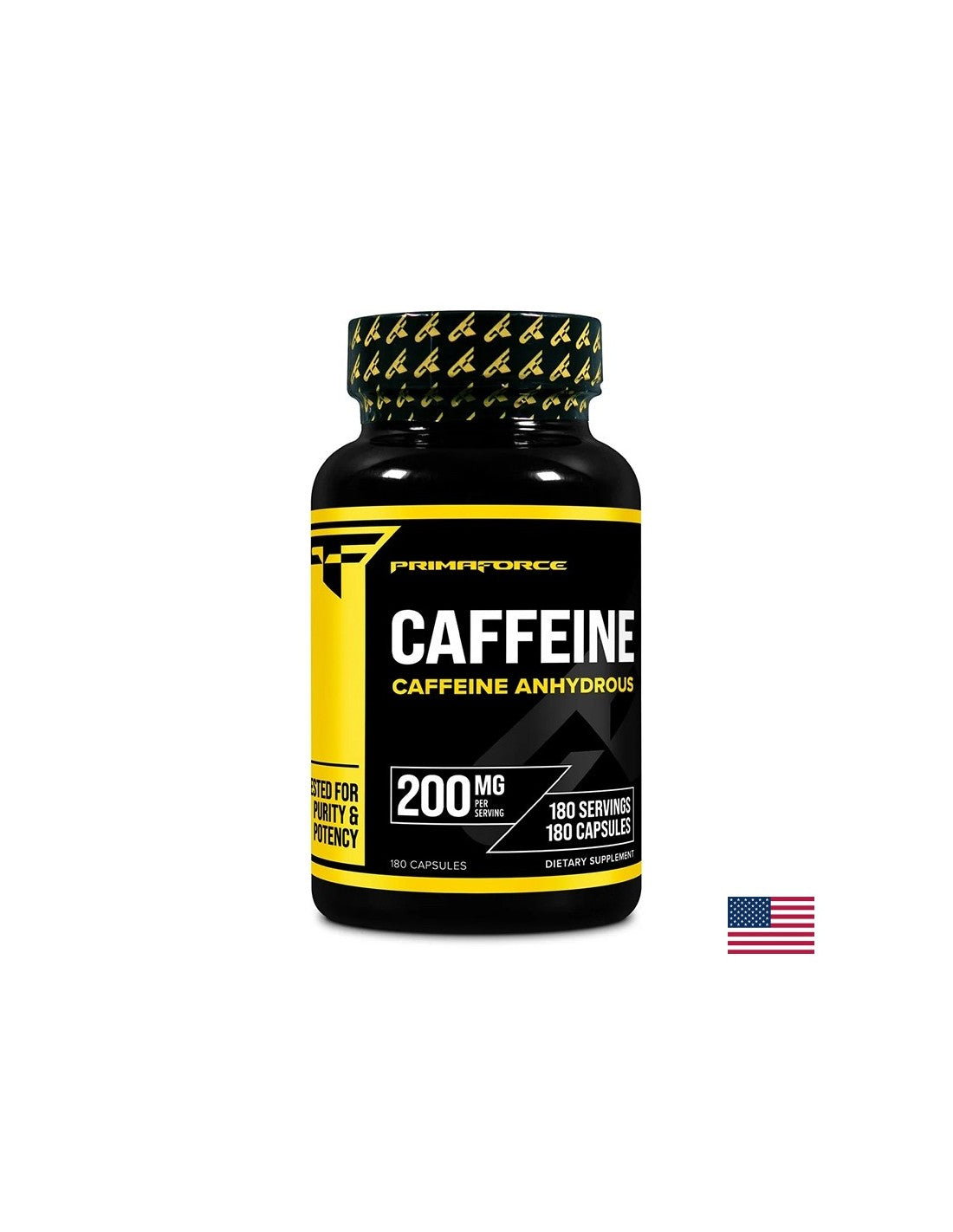 Pierdere în greutate sănătoasă - Cofeină, 200 mg x 180 capsule