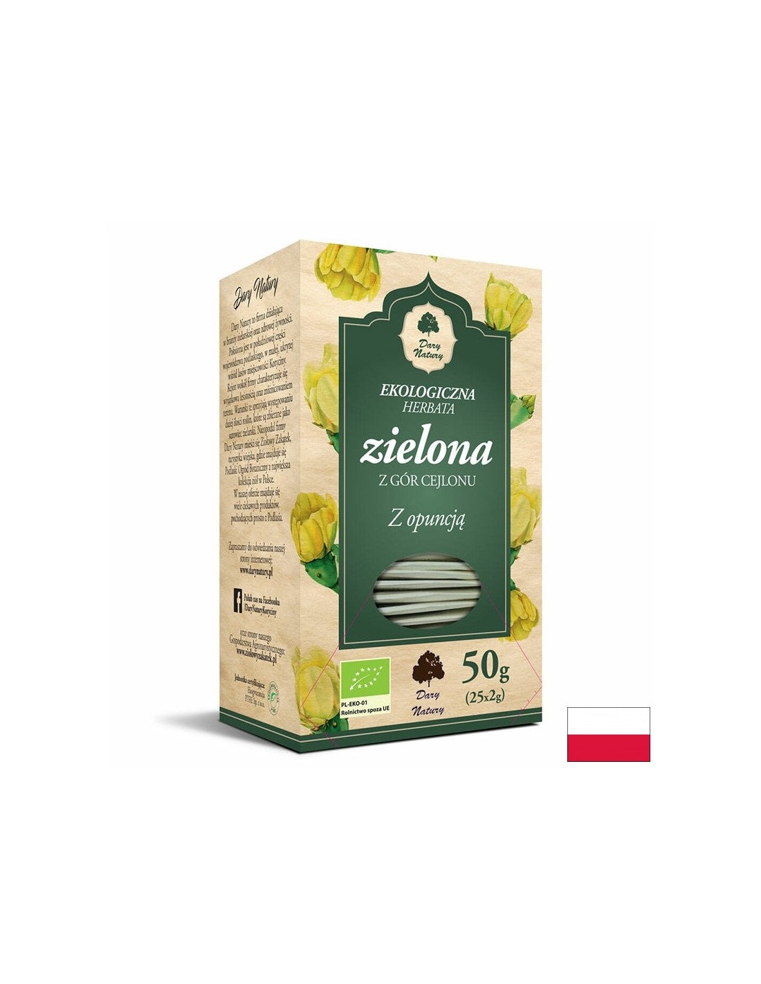 Ceai verde cu fibră Bio, 25 pungi filtru