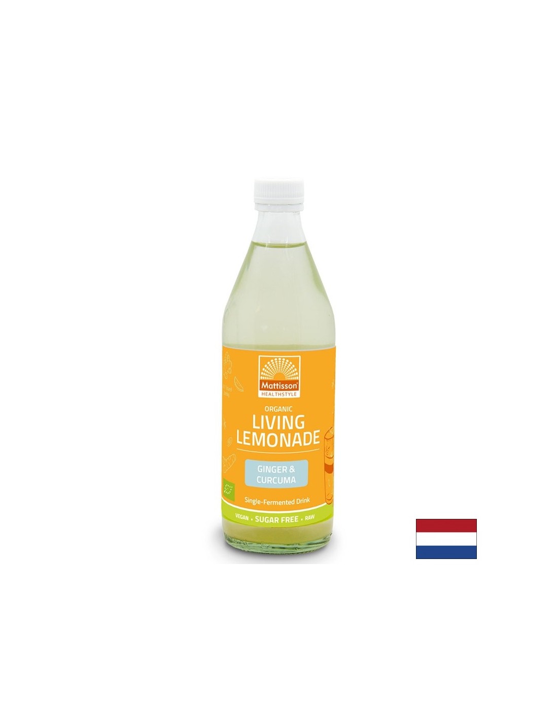 Limonada vie cu ghimbir si turmeric BIO, 500 ml