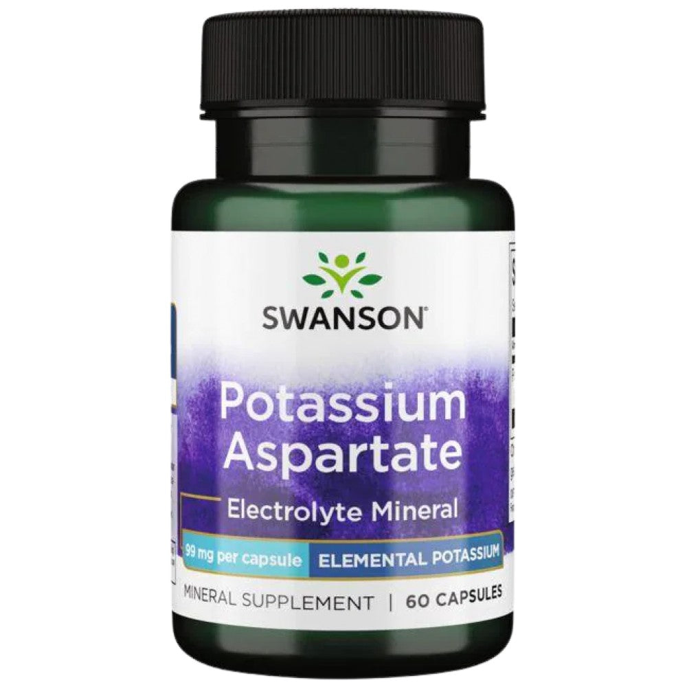 Aspartat de potasiu 99 mg 60 capsule