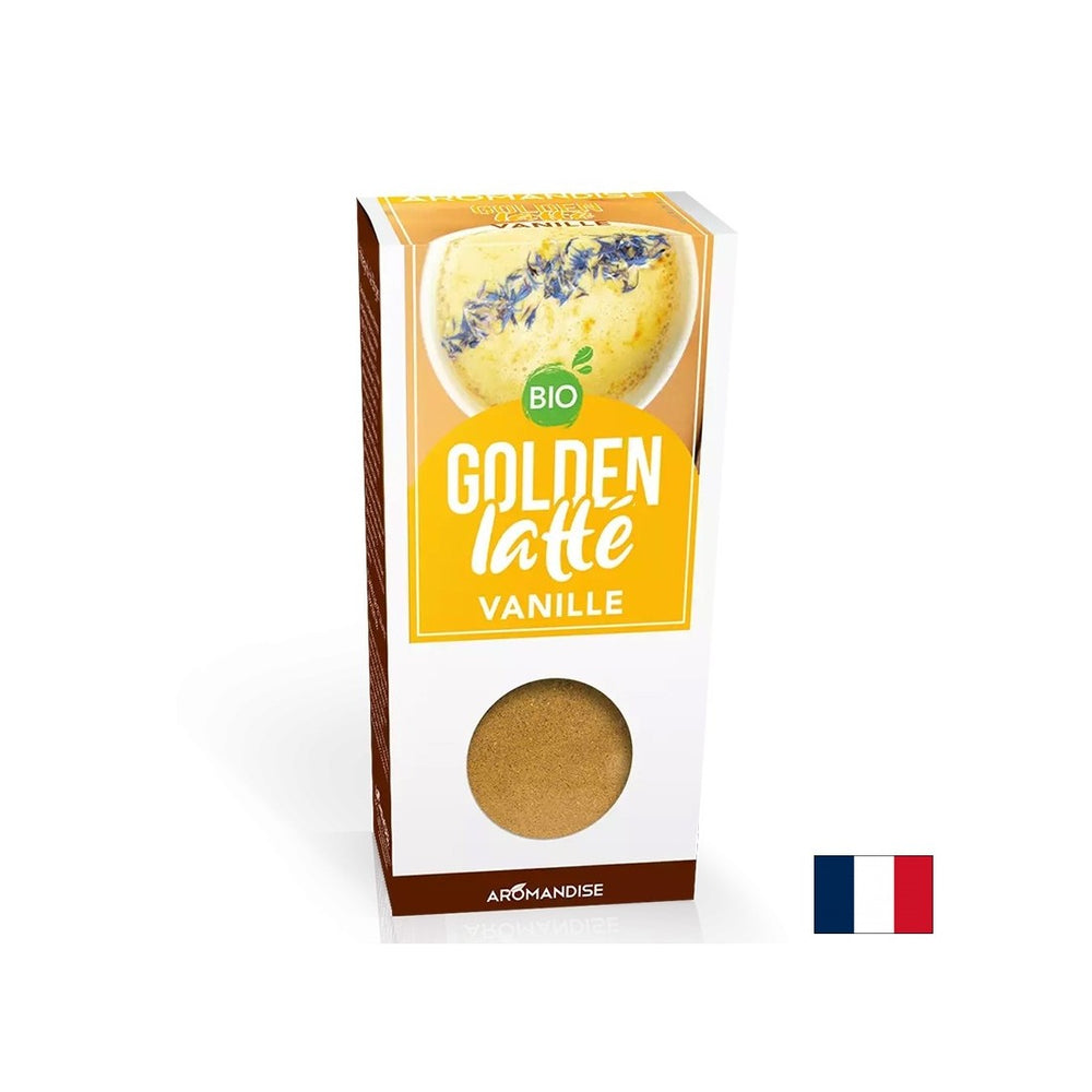 Golden Latte Turmeric și Vanilie, băutură instant pudră, 60 g