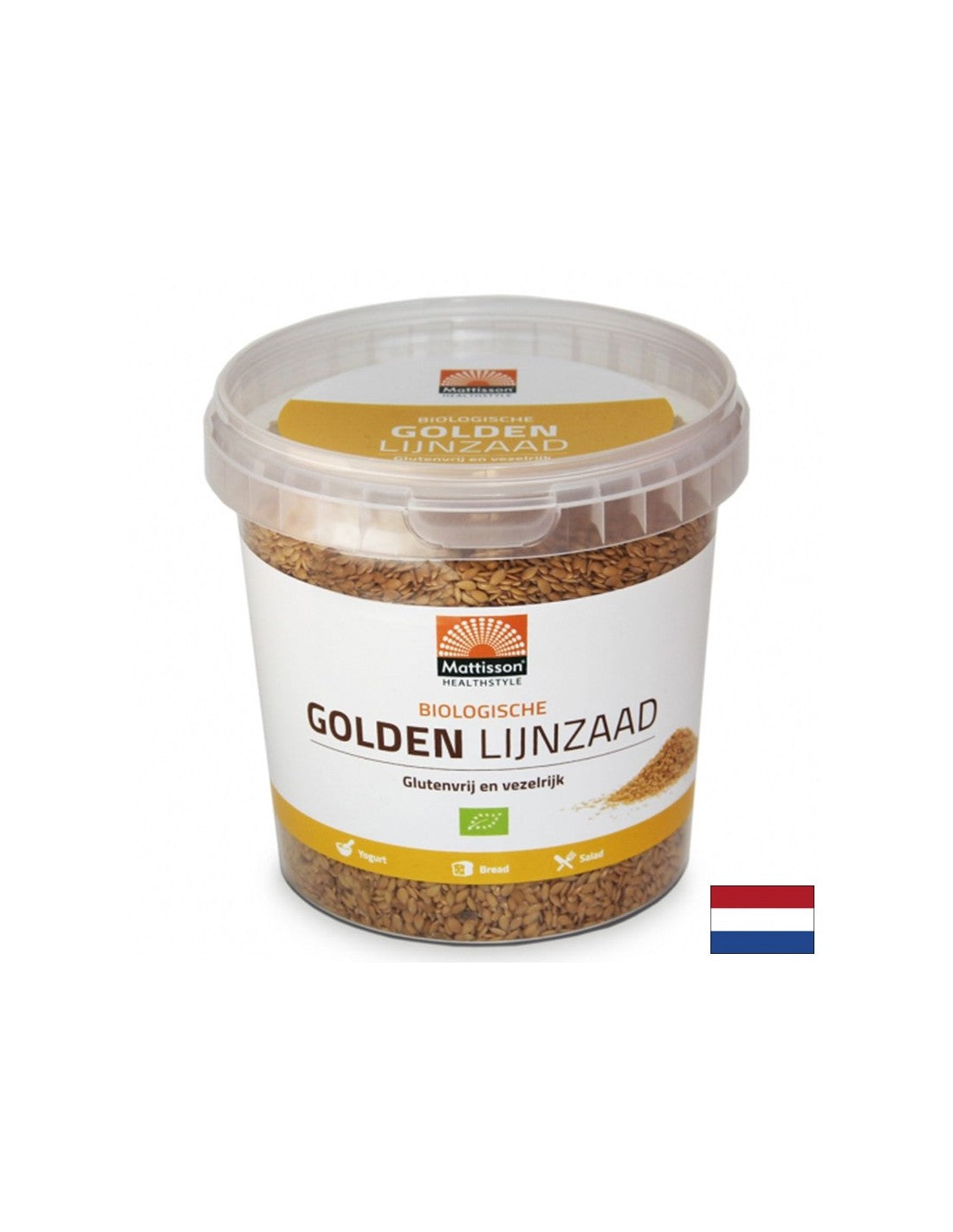 Seminte de in Golden (crude) Organic, 500 g