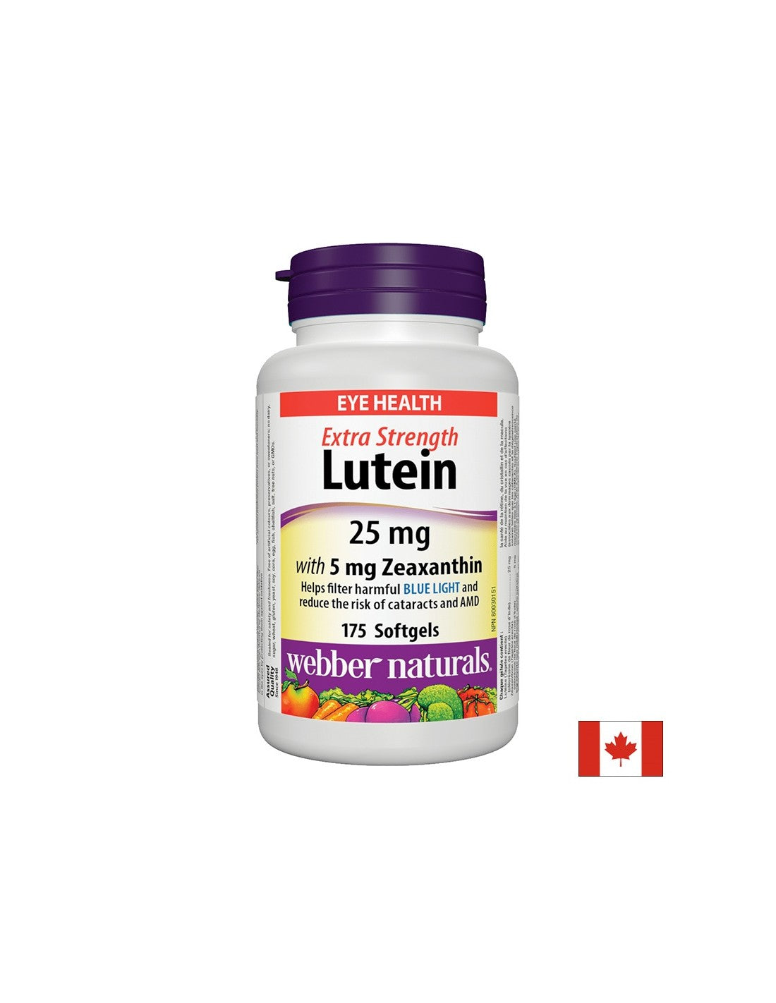 Vision - Luteină 25 mg + Zeaxantina 5 mg, 175 capsule softgel
