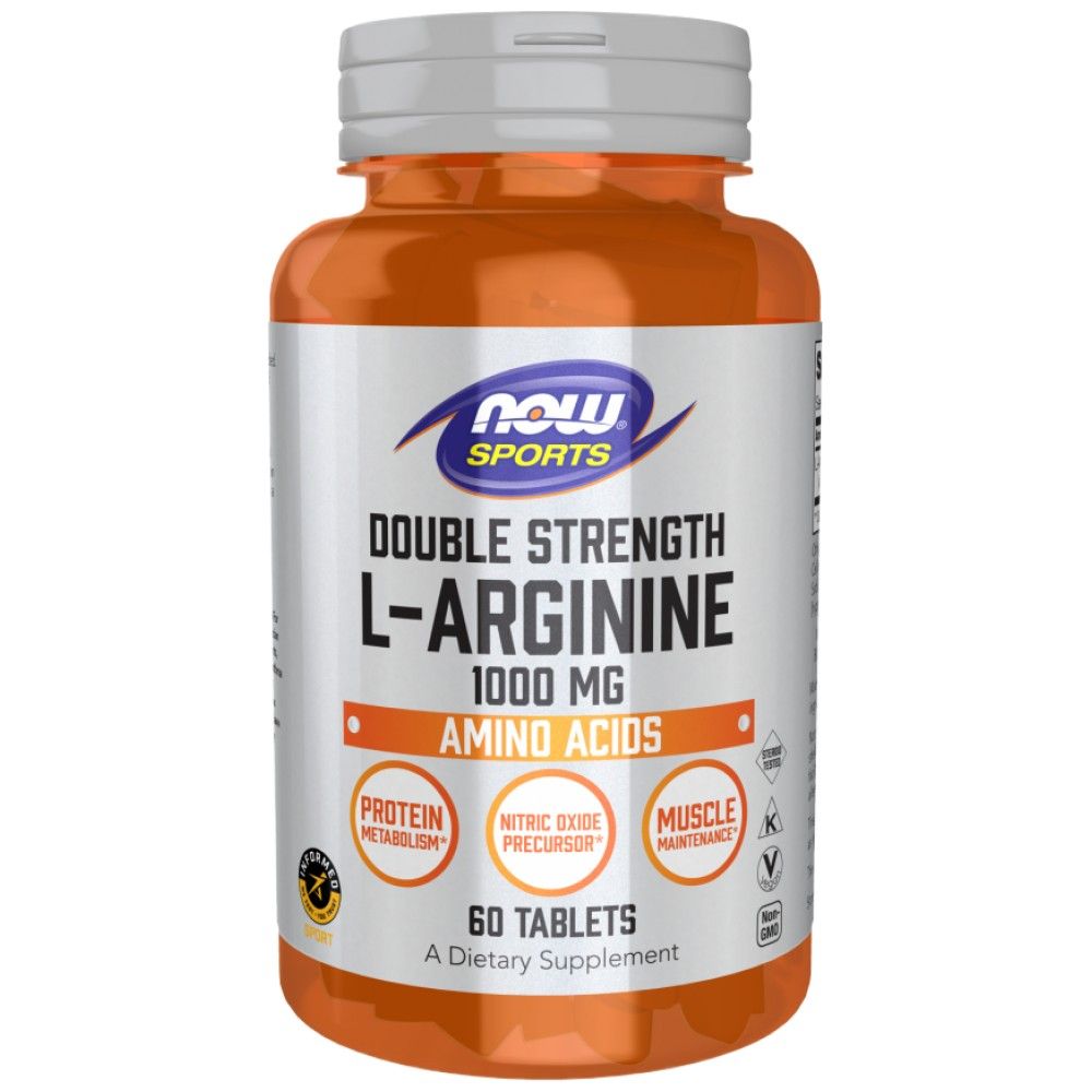 L-Arginina 1000 mg / Dubla putere - 60 tablete