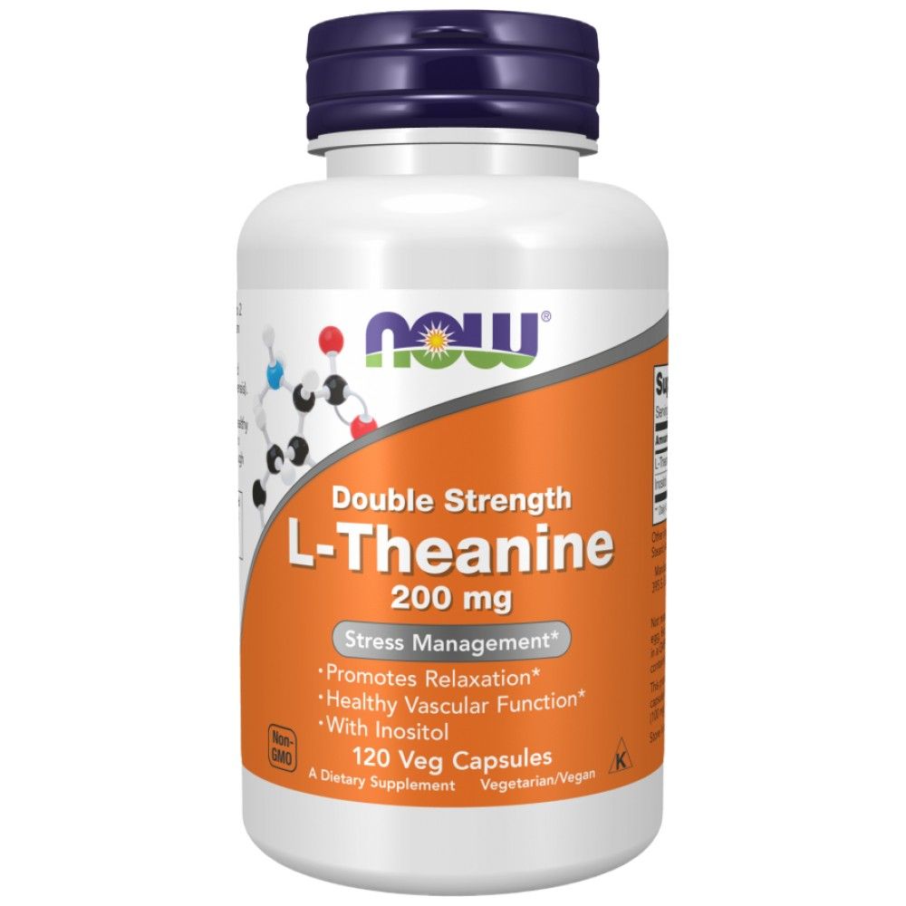 L-Teanina 200 mg / Dubla putere - 120 capsule