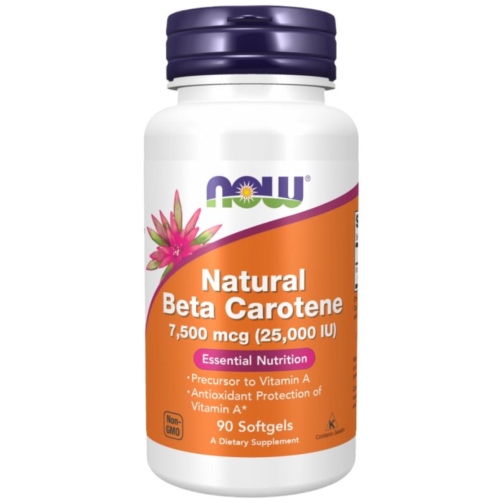 Betacaroten natural 25.000 UI - 90 capsule de gel