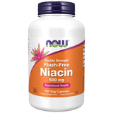 Niacină fără spălare 500 mg | Dubla putere - 180 capsule