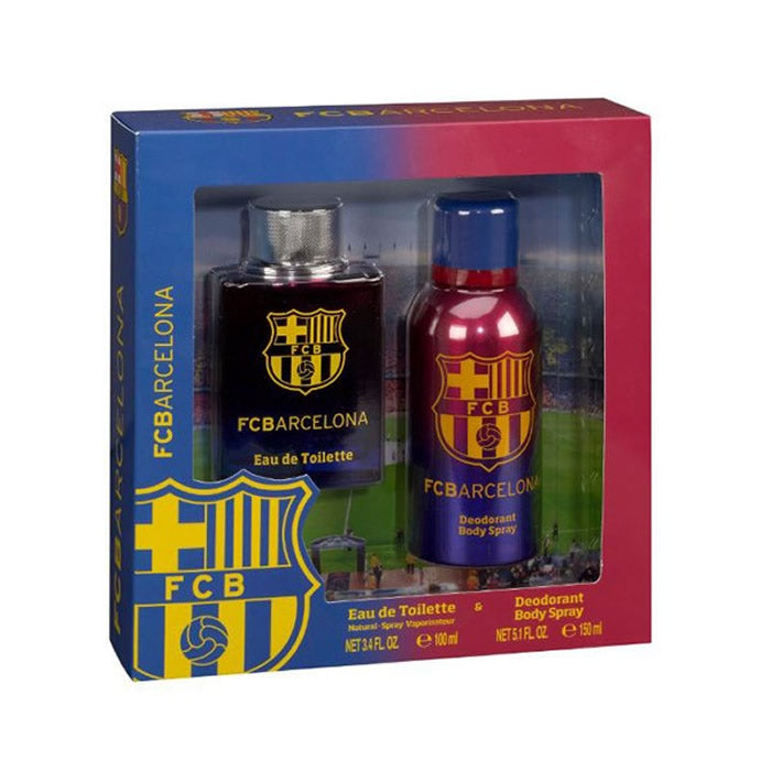 FC Barcelona Apa de Toaleta Spray 100ml Set 2 Piese