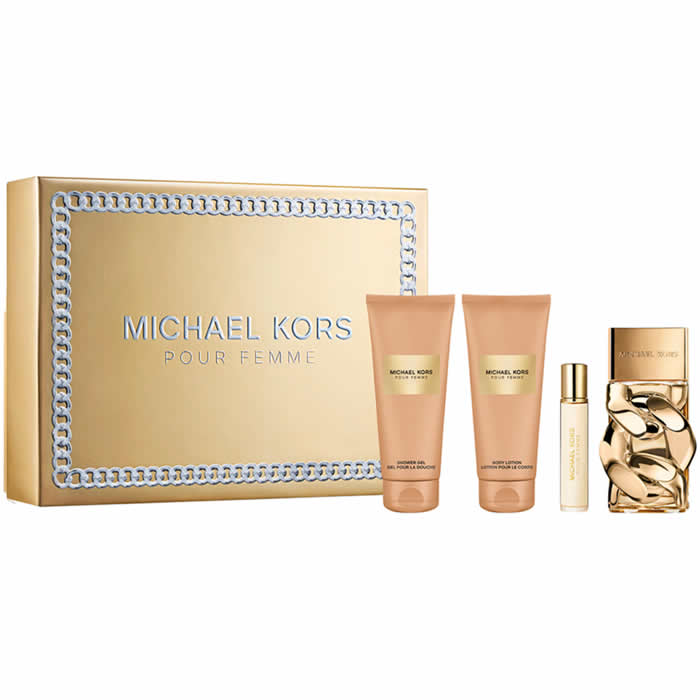 Michael Kors Pour Femme Eau De Parfum Spray 100ml Set 4 Piese