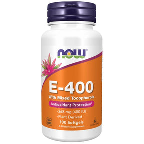 Vitamin E-400 IU MT - 100 Gel capsules - Nutra Best Europe