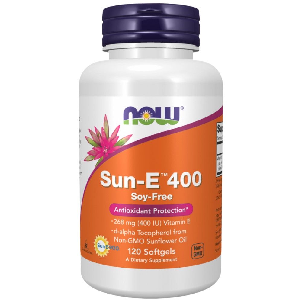 Vitamina E / Sun-E 400 UI - 120 capsule de gel