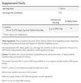 L-lizină 1000 mg - 100 comprimate