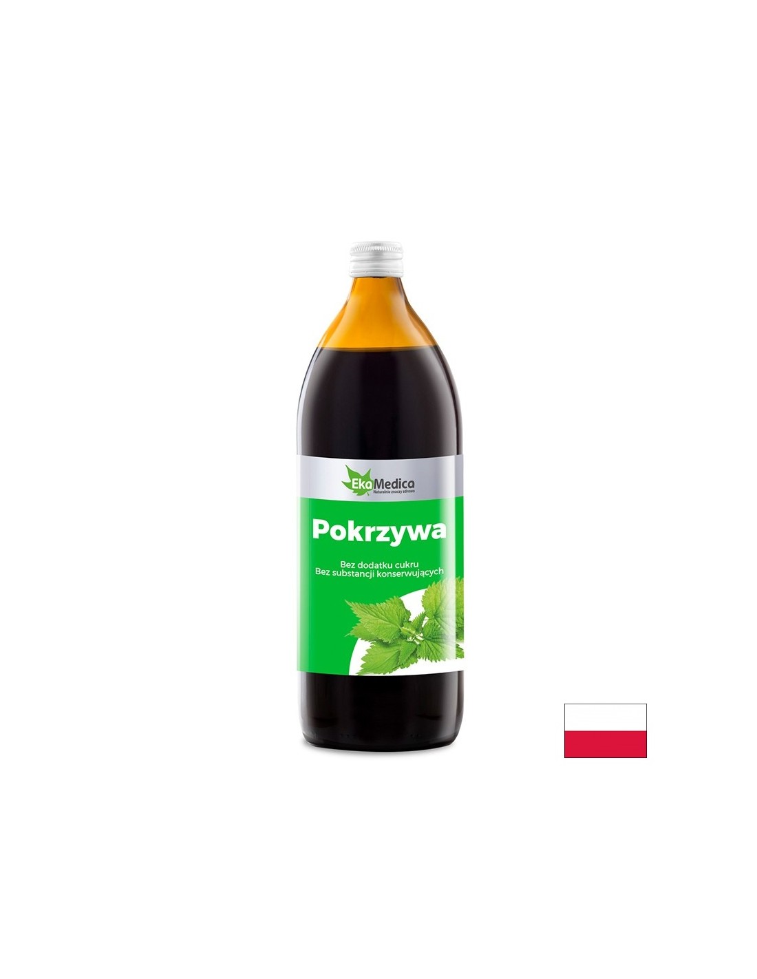 Suc de urzica cu efect diuretic si antianemic, 1 litru, 20 sau 40 de doze