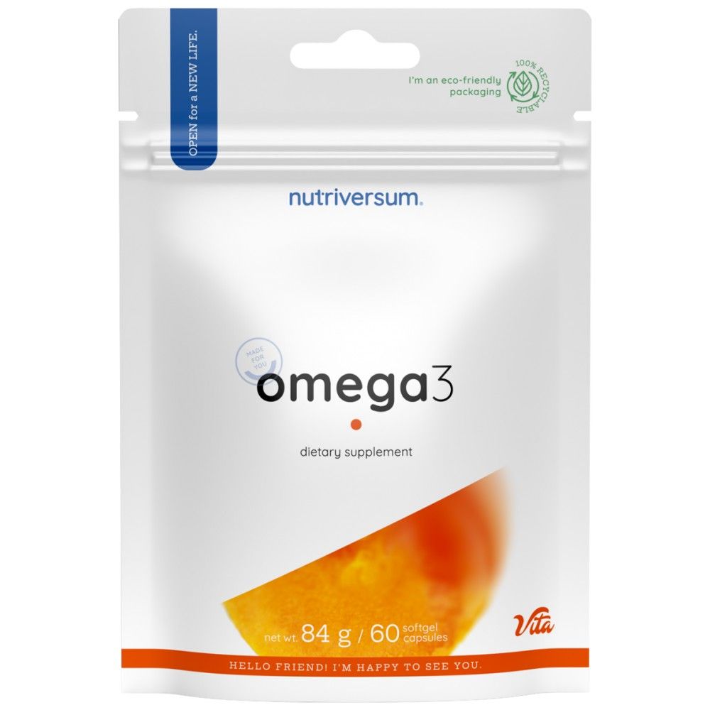 Ulei de pește Omega 3 - 60 capsule de gel