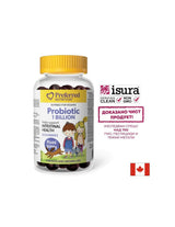 Probiotic pentru copii și adolescenți, 1 miliard de culturi active - digestie bună și imunitate, 50 de comprimate gelatinoase cu aromă de fructe