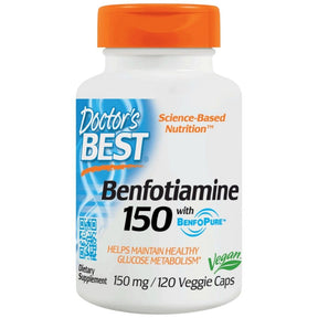 BEST Benfotiamine 150 mg | BenfoPure - 120 capsules - Nutra Best Europe