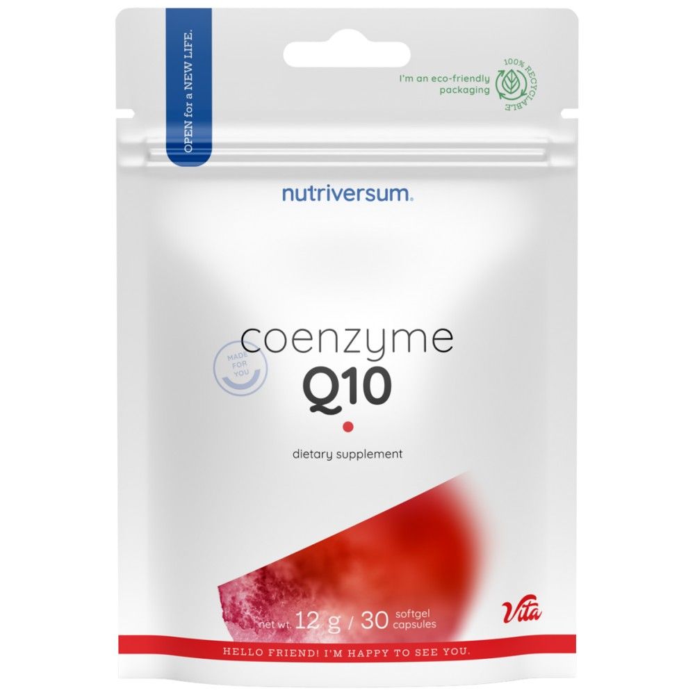 Coenzima Q10 | CoQ10 - 30 capsule de gel