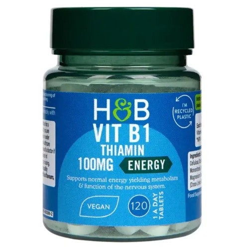 Vitamina B1 (Vitamina B1) 100 mg 120 comprimate HOLLAND &amp; BARRETT