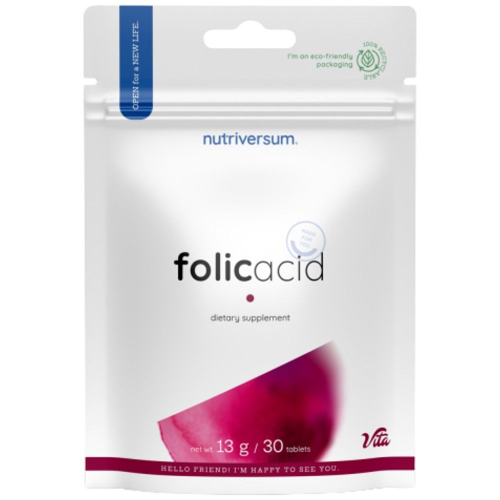 Acid folic 500 mcg - 30 comprimate