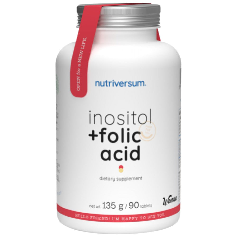 Inozitol + acid folic pentru femei - 90 tablete