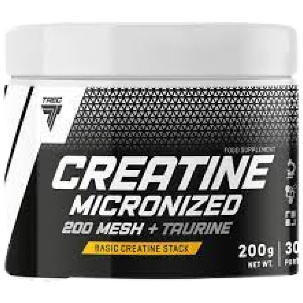 Creatina Micronizată 200 Mesh + Taurină | Pudră de creatină monohidrat de înaltă calitate - 200 de grame