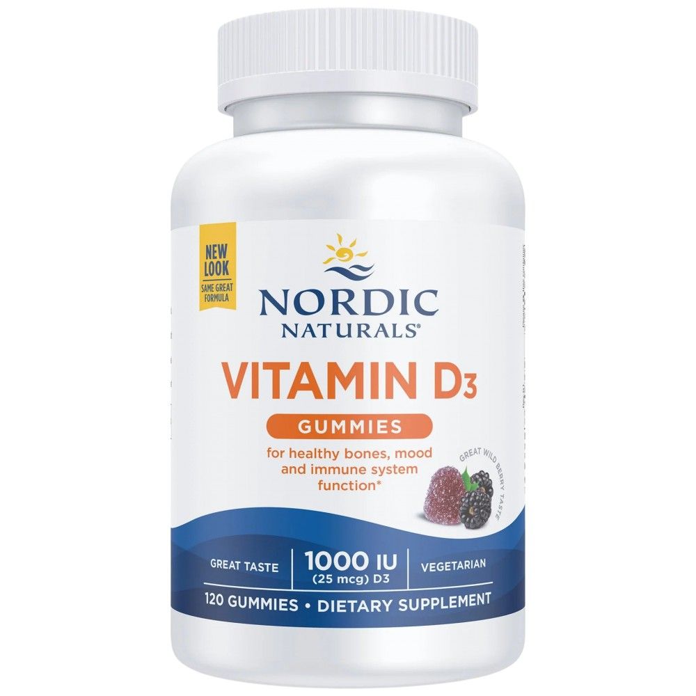 Gumii cu vitamina D3 1000 UI - 120 gumii