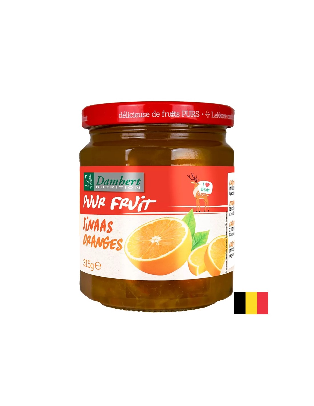 Dulceață de portocale 100% (fără zahăr), 315 g