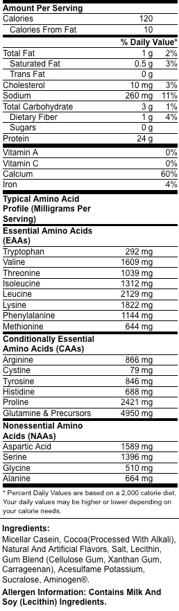 100% Cazeina - 0,450 kg