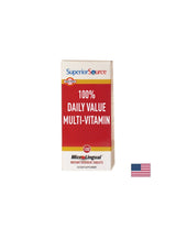 Multivitamine - 100% Valoare zilnică Multi-vitamine, 100 tablete sublinguale Sursă superioară