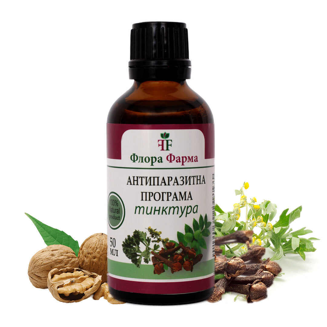 Program antiparazitar - tinctura 100 ml FLORA FARMA