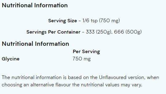 100% glicină / pulbere de aminoacizi glicină 250 grame