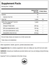 Ulei de krill 100% pur 500 mg - 60 capsule moi