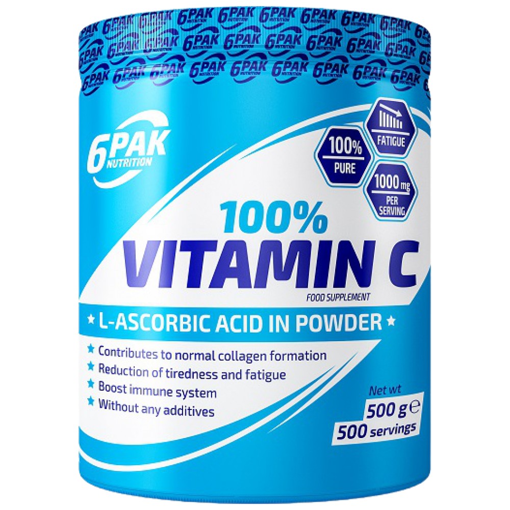 100% vitamina C [500 grame, 500 doze]