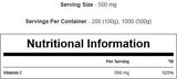 Pudră 100% vitamina C 100 grame