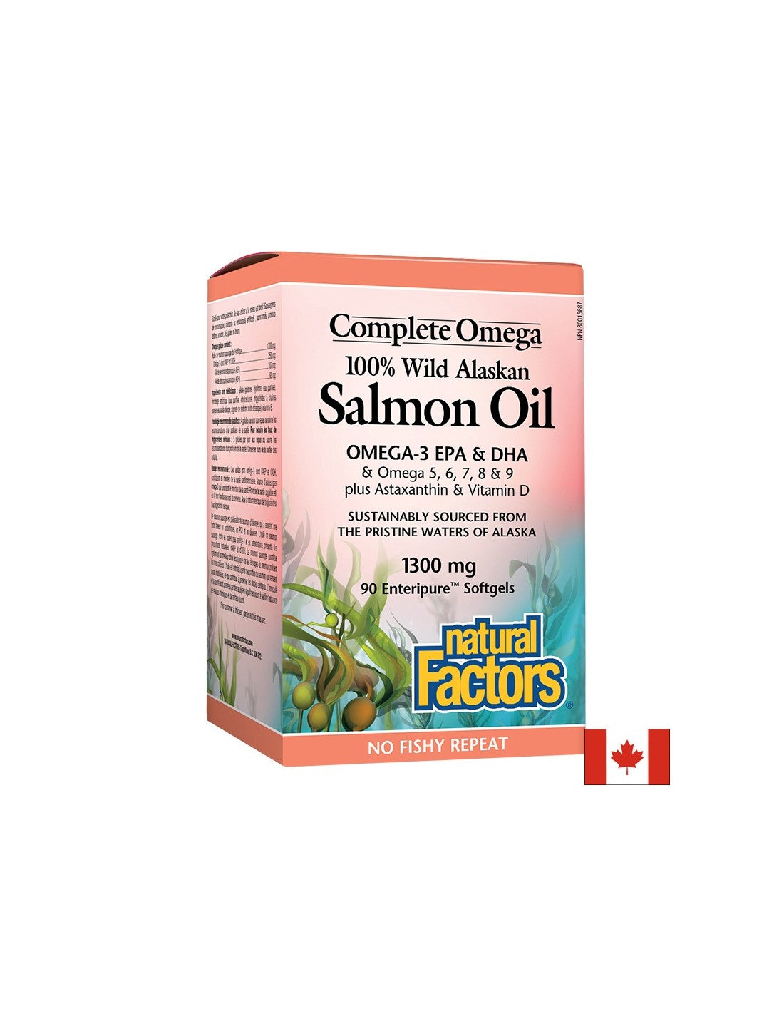100% ulei de somon sălbatic de Alaska Complete Omega - 90 capsule de gel