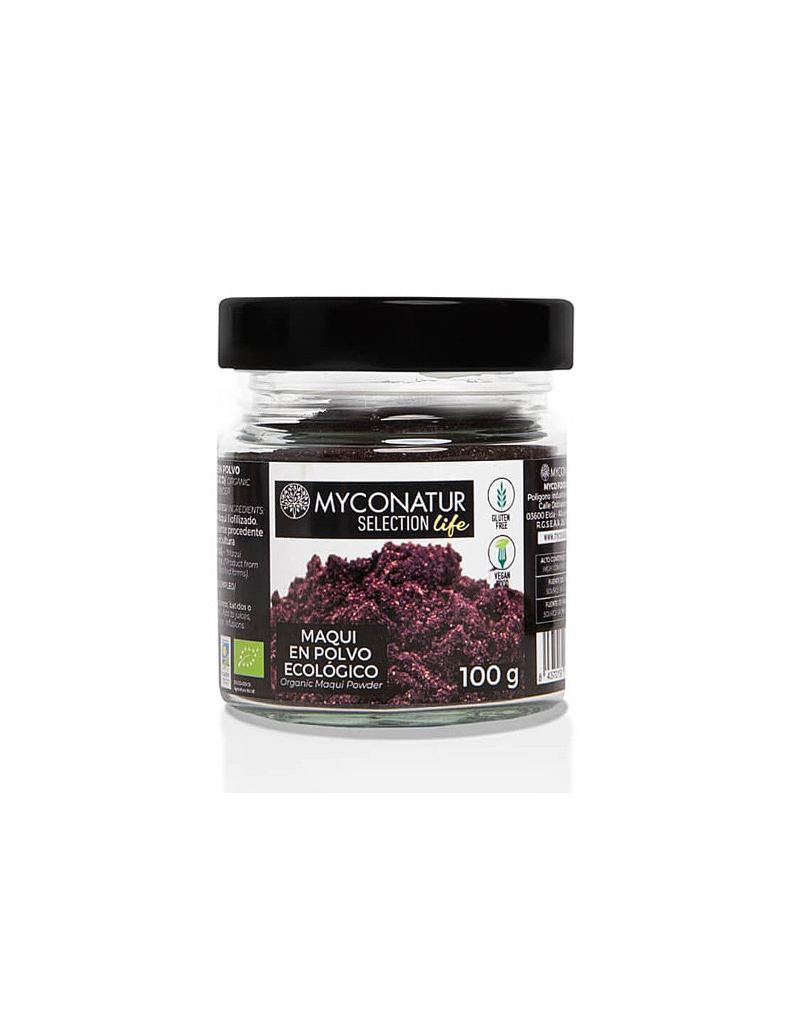 Slabire - Pudra organica Maci Berry, 100 g Myconatur