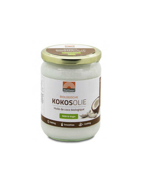 100% Coconut oil (raw, cold pressed) Organic, 500 ml - Nutra Best Europe