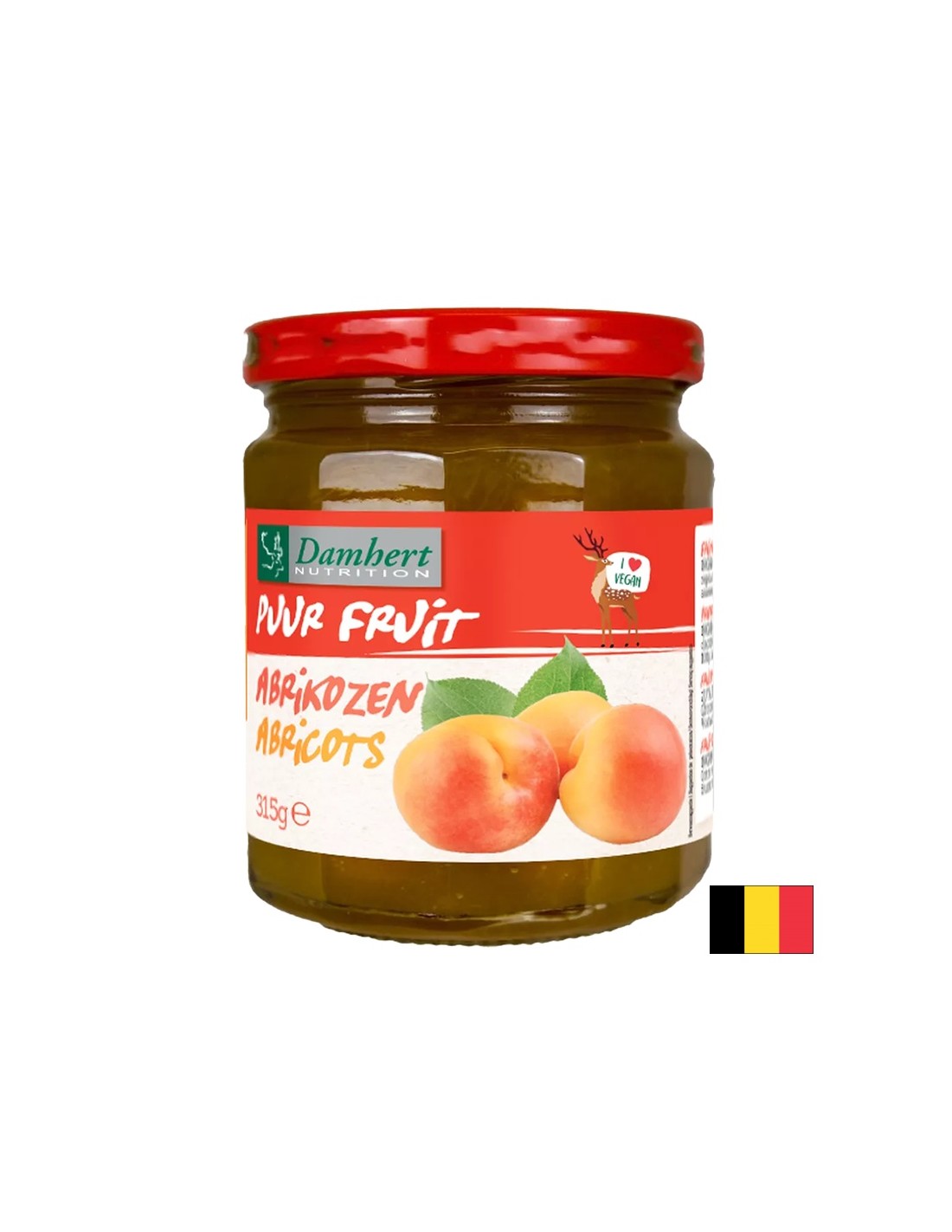 Dulceață de caise 100% (fără zahăr), 315 g