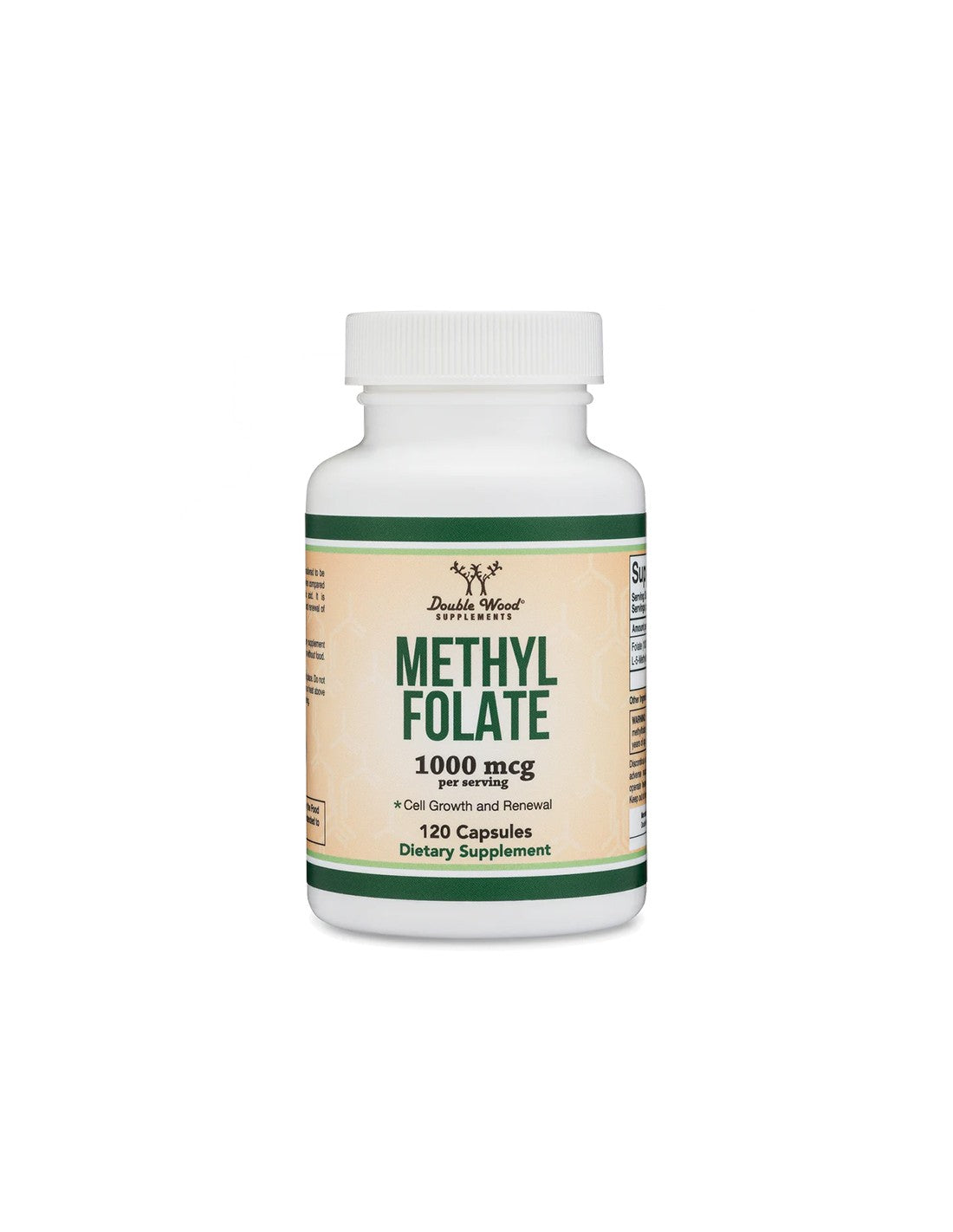 Acid folic - formă biologic activă - metilfolat, 1000 µg, 120 capsule pentru o doză de patru luni