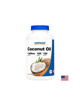 Scădere în greutate și metabolism - Ulei de cocos 1000 mg, 120 capsule softgel