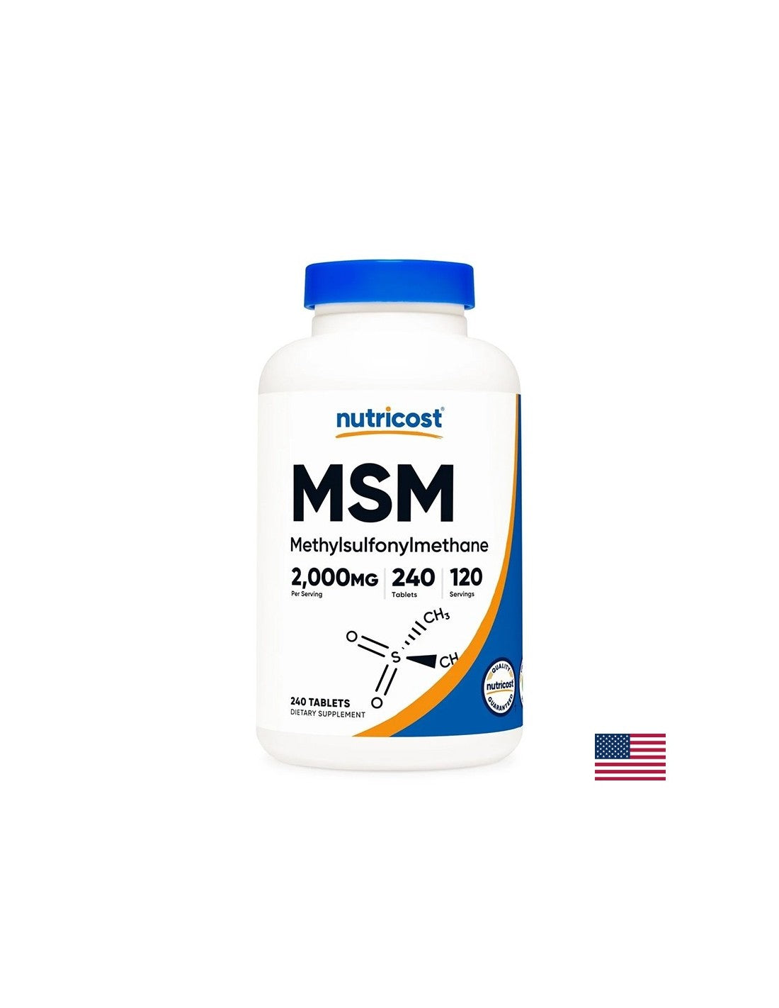 Oasele și articulațiile - MSM (metil sulfonil metan), 1000 mg x 240 comprimate