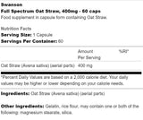 Paie de ovăz Full Spectrum 400 mg 60 capsule