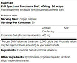 Full Spectrum Eucommia Bark 400 mg 60 capsule